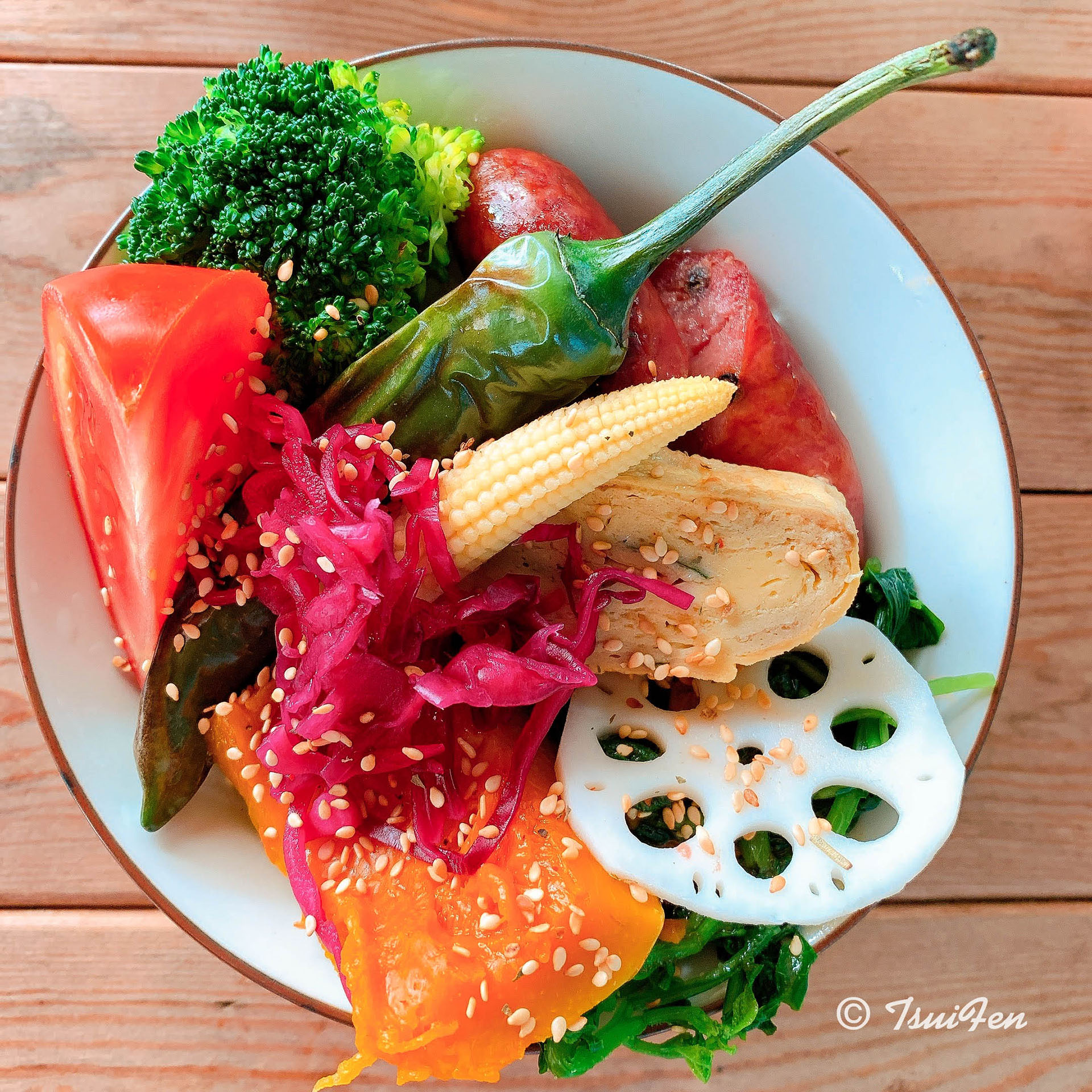 烤馬告香腸飯01